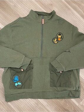 Disney Wilderness explorer quarter zip up unisex XL